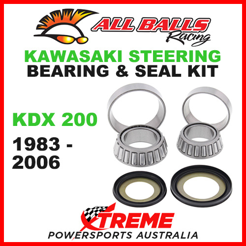 22-1004 Kawasaki KDX200 KDX 200 1983-2006 Steering Head Stem Bearing  Kit