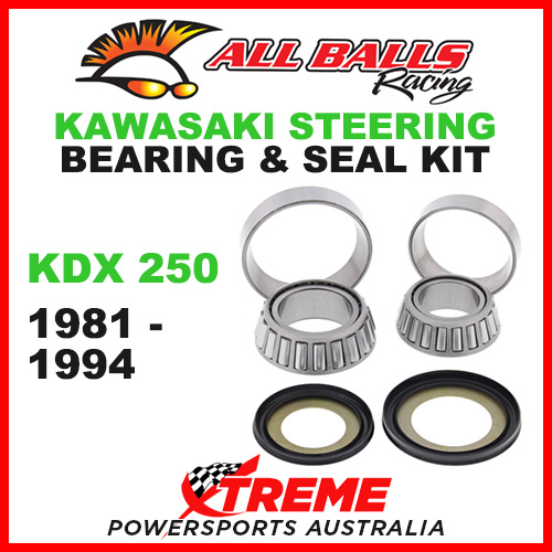 22-1004 Kawasaki KDX250 KDX 250 1981-1994 Steering Head Stem Bearing  Kit
