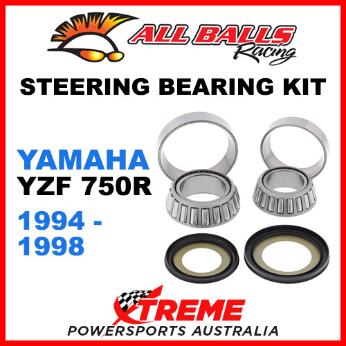 All Balls 22-1004 Yamaha YZF750R YZF 750R 1994-98 Steering Head Stem Bearing Kit