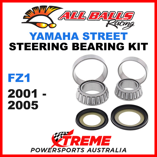 All Balls 22-1004 Yamaha FZ1 1000cc 2001-2005 Steering Head Stem Bearing Kit