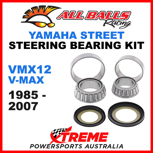 All Balls 22-1004 Yamaha VMX12 V-Max 1985-2007 Steering Head Stem Bearing Kit
