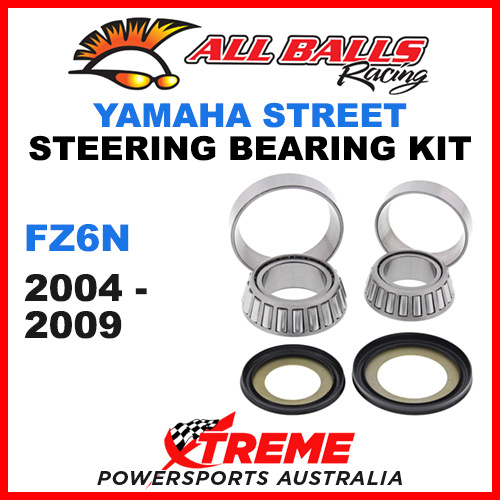 All Balls 22-1004 Yamaha FZ6N 600cc 2004-2009 Steering Head Stem Bearing Kit