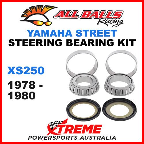 All Balls 22-1007 Yamaha XS250 XS 250 1978-1980 Steering Head Stem Bearing Kit
