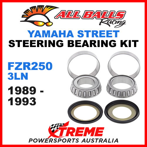 All Balls 22-1007 Yamaha FZR250 3LN 1989-1993 Steering Head Stem Bearing Kit