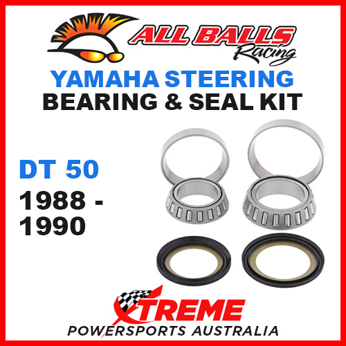 ALL BALLS 22-1008 STEERING HEAD STEM BEARING KIT YAMAHA DT50 DT 50 1988-1990