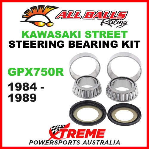 All Balls 22-1009 Kawasaki GPX750R 1984-1989 Steering Head Stem Bearing Kit