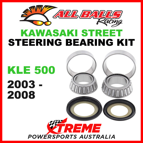All Balls 22-1009 Kawasaki KLE500 2003-2008 Steering Head Stem Bearing Kit