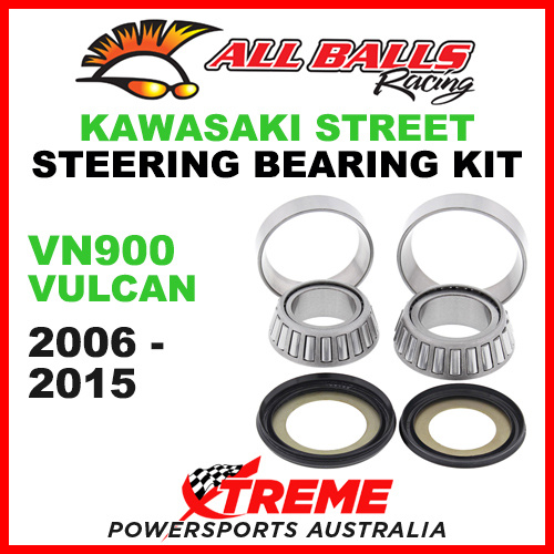 All Balls 22-1009 Kawasaki VN900 Vulcan 2006-2015 Steering Bearing Kit
