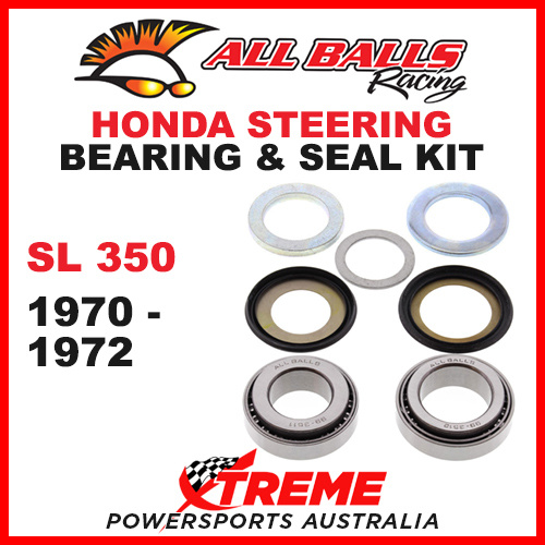 22-1011 Honda SL350 SL 350 1970-1972 Steering Head Stem Bearing & Seal Kit