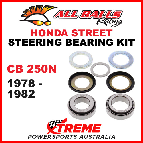 All Balls 22-1011 Honda CB250N CB 250N 1978-1982 Steering Head Stem Bearing Kit