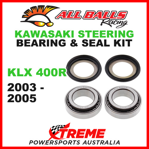 22-1013 Kawasaki KLX400R KLX 400R 2003-2005 Steering Head Stem Bearing Kit
