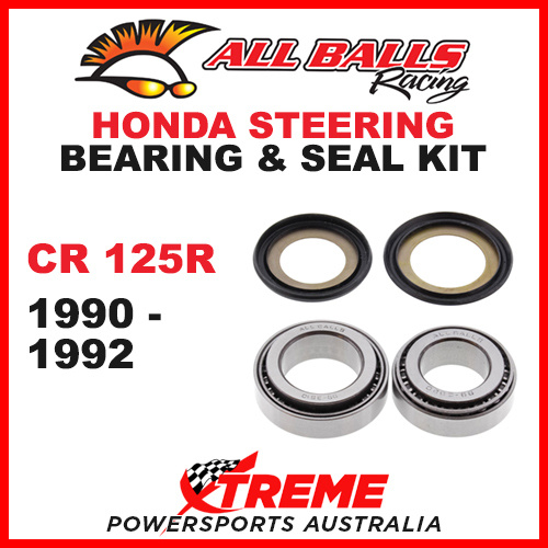 22-1018 Honda CR125R CR 125R 1990-1992 Steering Head Stem Bearing & Seal Kit