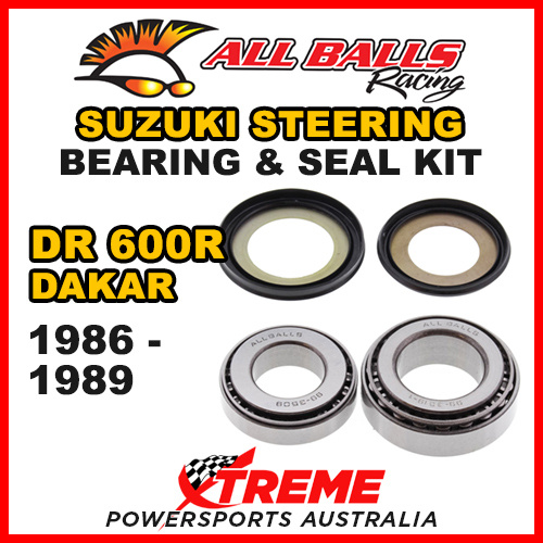 22-1019 For Suzuki DR600R Dakar 1986-1989 Steering Head Stem Bearing Kit