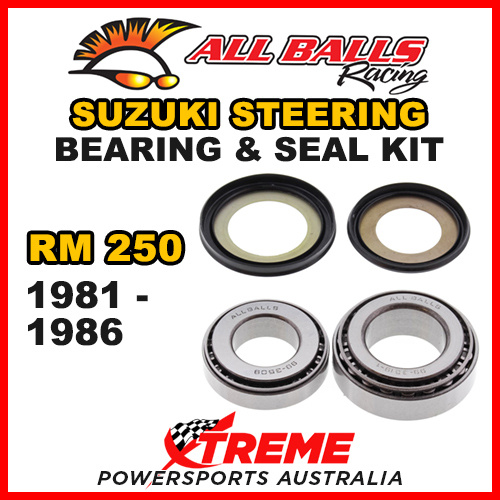 22-1019 For Suzuki RM250 RM 250 1981-1986 Steering Head Stem Bearing Kit