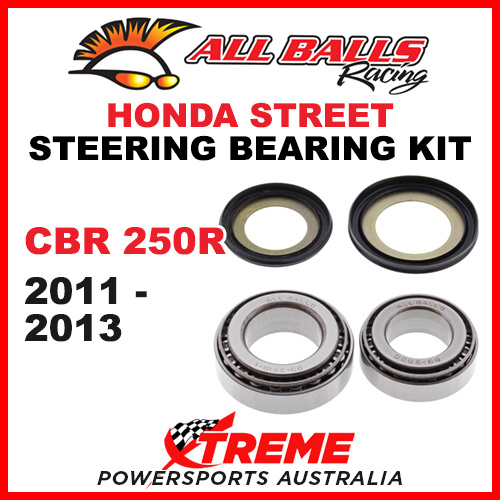 All Balls 22-1020 Honda CBR250R CBR 250R 2011-13 Steering Head Stem Bearing Kit