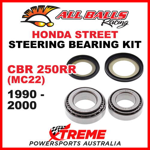 All Balls 22-1020 Honda CBR250RR MC22 1990-2000 Steering Head Stem Bearing Kit