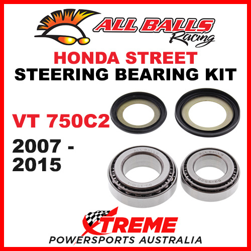 All Balls 22-1020 Honda VT750C2 VT 750C2 2007-15 Steering Head Stem Bearing Kit