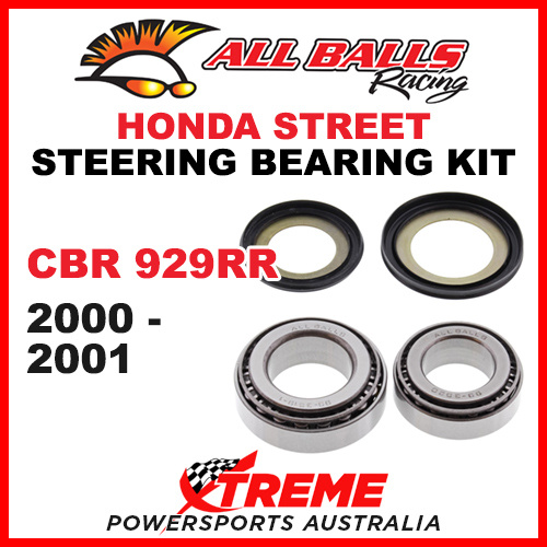 All Balls 22-1020 Honda CBR929RR CBR 929RR 00-01 Steering Head Stem Bearing Kit