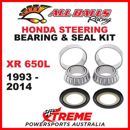 22-1021 Honda XR650L XR 650L 1993-2014 Steering Head Stem Bearing & Seal Kit