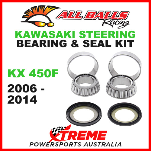 22-1023 Kawasaki KX450F KX 450F 2006-2014 Steering Head Stem Bearing & Seal Kit