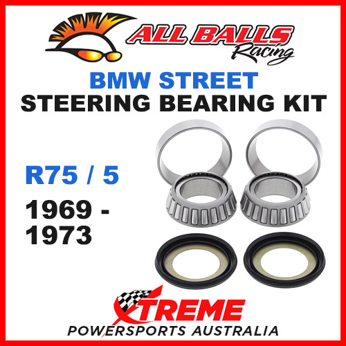 All Balls 22-1024 BMW R75/5 1969-1973 Steering Head Stem Bearing Kit