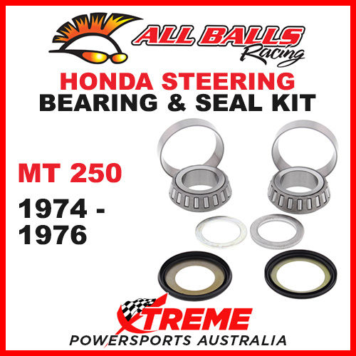 22-1029 Honda MT250 MT 250 1974-1976 Steering Head Stem Bearing & Seal Kit