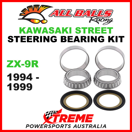 All Balls 22-1031 Kawasaki ZX-9R 900cc 1994-1999 Steering Head Stem Bearing Kit