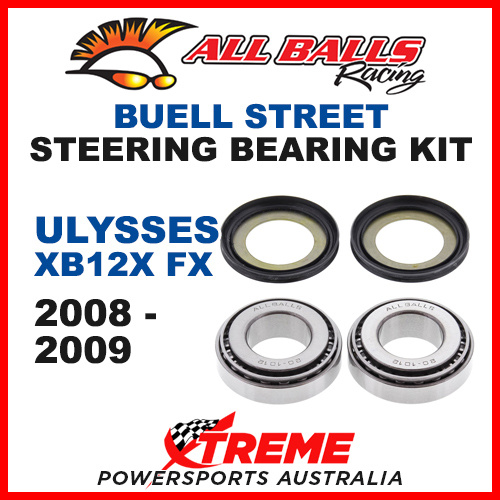 All Balls 22-1032 Buell Ulysses XB12X FX 2008-09 Steering Head Stem Bearing Kit