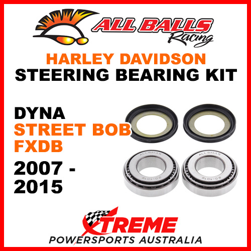 22-1032 HD Dyna Street Bob FXDB 2007-2015 Steering Head Stem Bearing Kit