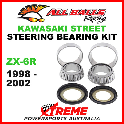All Balls 22-1038 Kawasaki ZX-6R 600cc 1998-2002 Steering Head Stem Bearing Kit