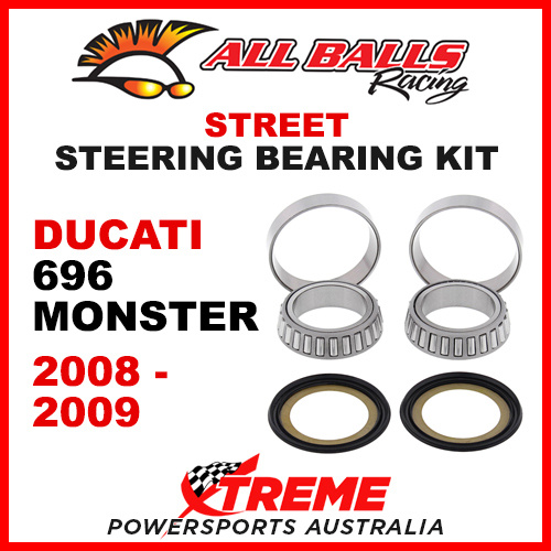 All Balls Ducati 696 Monster 2008-2009 Steering Bearing Kit 22-1039