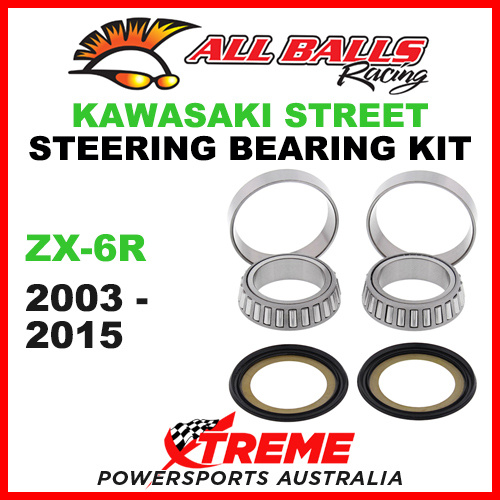 All Balls 22-1039 Kawasaki ZX-6R 600cc 2003-2015 Steering Head Stem Bearing Kit