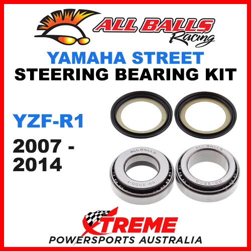 All Balls 22-1055 Yamaha YZF-R1 1000cc 2007-2014 Steering Head Stem Bearing Kit