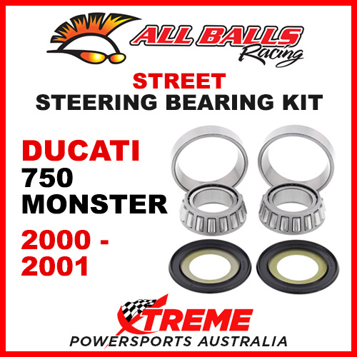 All Balls Ducati 750 Monster 2000-2001 Steering Bearing Kit 22-1062