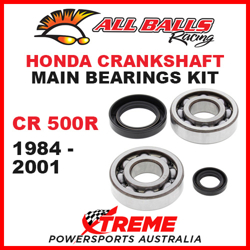All Balls 24-1004 Honda CR500R CR 500R 1984-2001 Crankshaft Main Bearings