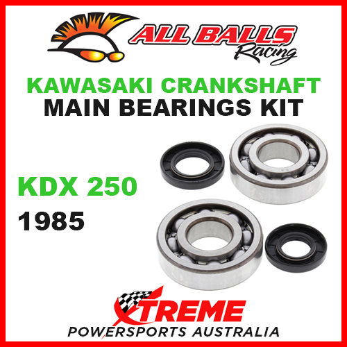 All Balls 24-1010 Kawasaki KDX250 KDX 250 1985 Crankshaft Main Bearings MX