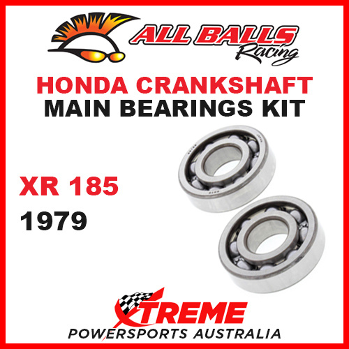 All Balls 24-1033 Honda XR185 XR 185 1979 Crankshaft Main Bearings