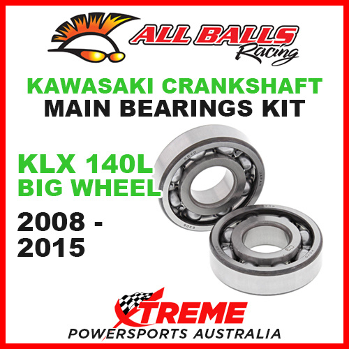 24-1048 Kawasaki KLX140L Big Wheel 1999-2007 Crankshaft Main Bearings MX