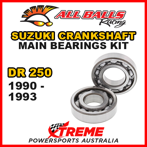 All Balls 24-1059 For Suzuki DR250 DR 250 1990-1993 Crankshaft Main Bearings