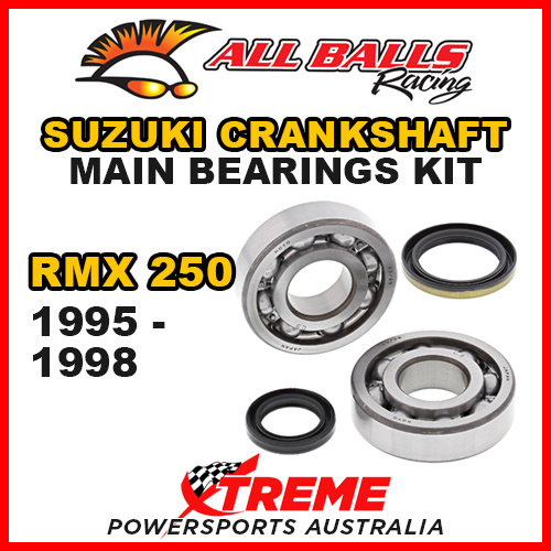 All Balls 24-1060 For Suzuki RMX250 RMX 250 1995-1998 Crankshaft Main Bearings