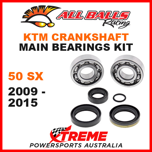 All Balls 24-1099 KTM 50SX 50 SX 2009-2015 Crankshaft Main Bearings MX