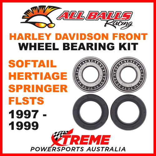 25-1002 HD Softail Heritage Springer FLSTS 1997-1999 Front Wheel Bearing Kit