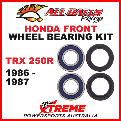 25-1112 Honda ATV TRX250R TRX 250R 1986-1987 Front Wheel Bearing Kit 