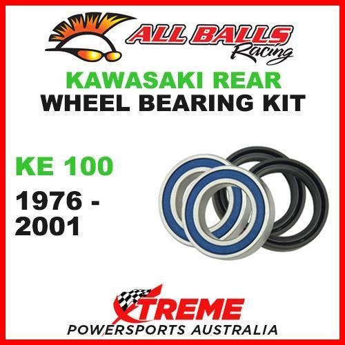 MX Rear Wheel Bearing Kit Kawasaki KE100 KE 100 1976-2001 Moto, All Balls 25-1176