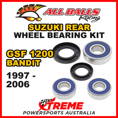 All Balls 25-1269 For Suzuki GSF1200 Bandit 1997-2006 Rear Wheel Bearing Kit