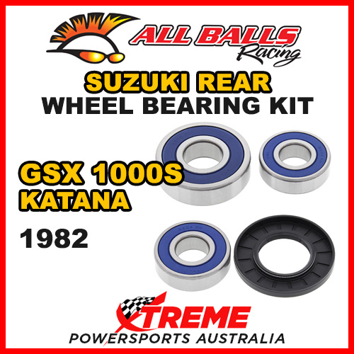 All Balls 25-1270 For Suzuki GSX 1000S Katana 1982 Rear Wheel Bearing Kit