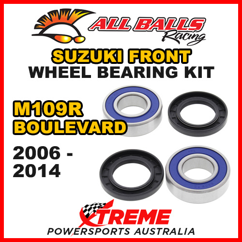 All Balls 25-1276 For Suzuki M109R Boulevard 2006-2014 Front Wheel Bearing Kit
