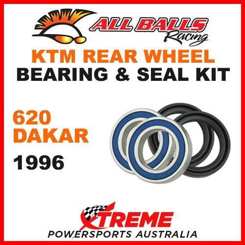 MX Rear Wheel Bearing Kit KTM 620 DAKAR 620cc 1996 Trail Off Road Moto, All Balls 25-1283