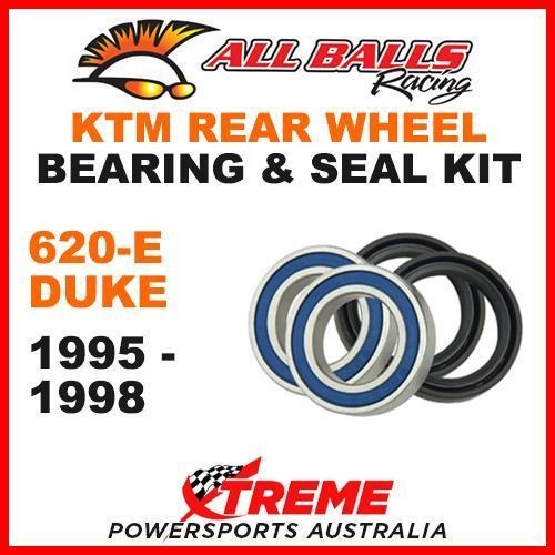 MX Rear Wheel Bearing Kit KTM 620E 620-E DUKE 620cc 1995-1998 SuperMoto, All Balls 25-1283