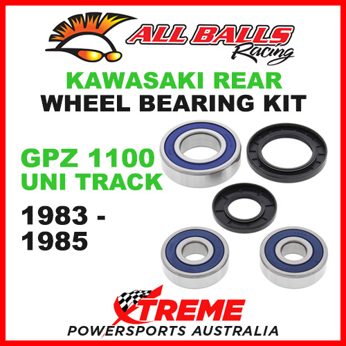 All Balls 25-1285 Kawasaki GPZ1100 Uni Track 1983-1985 Rear Wheel Bearing Kit